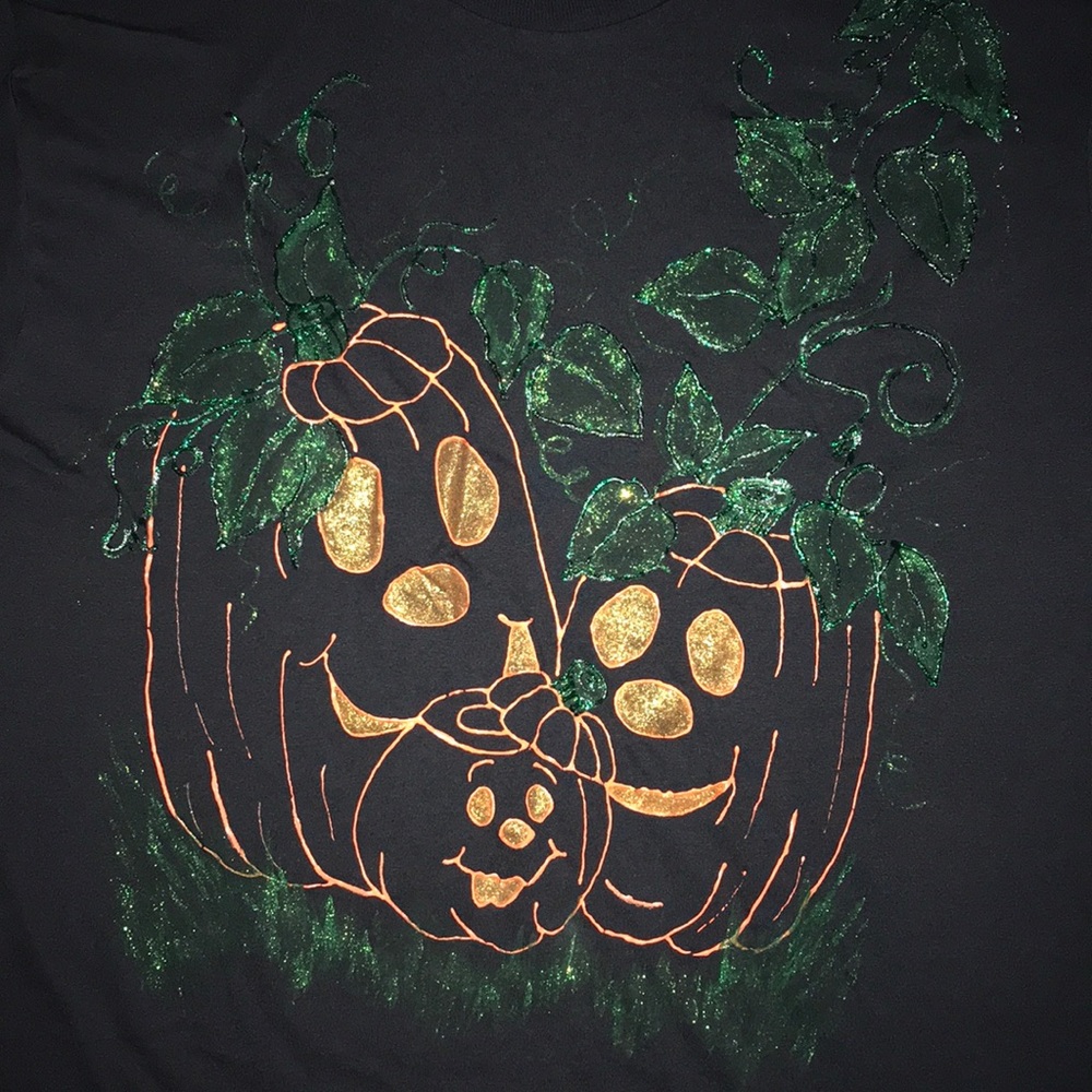 single stitch jack-o’-lantern family short sleeve